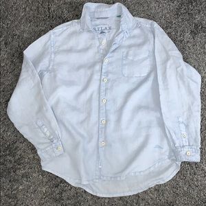 Tommy Bahama Relax Linen Men’s Large Collard Shirt